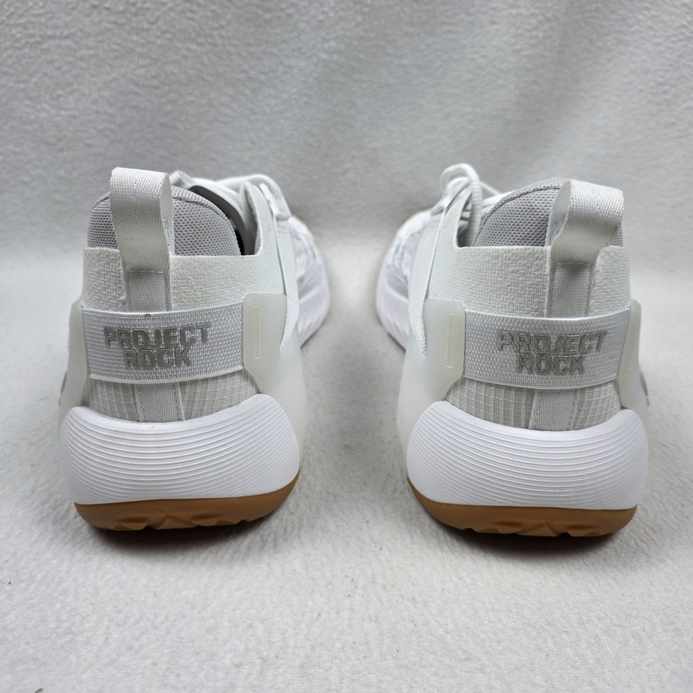 Under Armour Project Rock 6 Men's Shoes Size 12 White Gum Bottom Gym Training - Picture 6 of 12